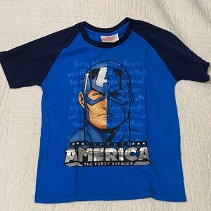 Marvel Blue and Black T-Shirt